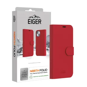 Eiger North Folio Case for Apple iPhone 16 Pro in Red