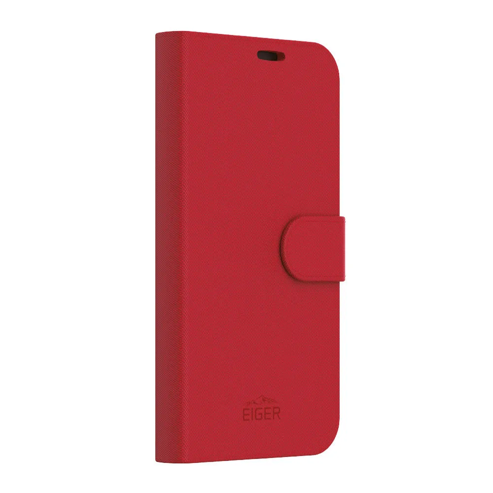 Eiger North Folio Case for Apple iPhone 16 Pro in Red