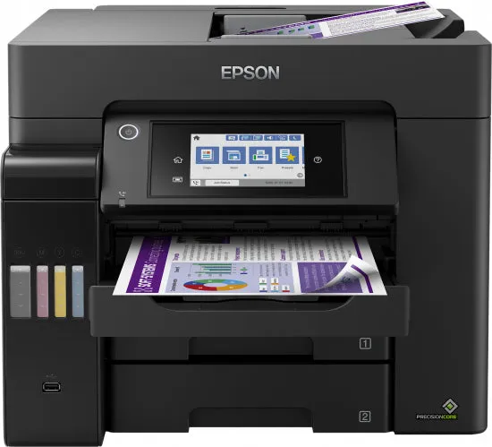 Epson Ecotank Et-5850 Et 5850 Et5850 - Multifunction Printer - Colour - Ink-Jet - A4 (210 X 297 Mm) (Original) - A4 (Med