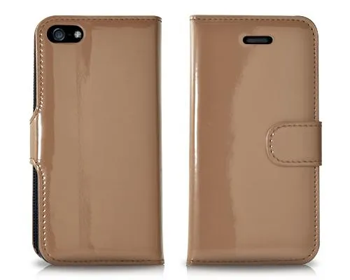 Esecutivo Series iPhone 5 and 5S Flip Leather Case - Brown