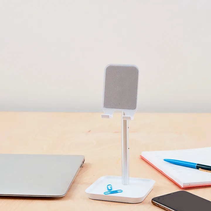 Extendable Phone Stand - White