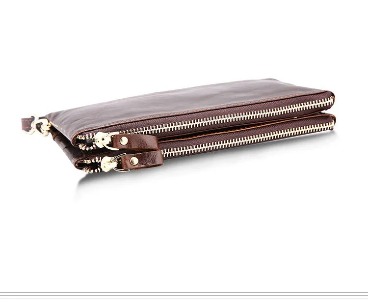 Fashion Leather Zipper Phone Wallet 9334