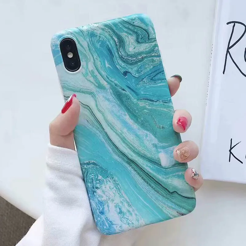 FLYKYLIN Marble Case For Samsung Galaxy A70 A50 A40 Back Cover on Flower Leaf Shell Soft IMD Silicone Phone Coque Holder Stand