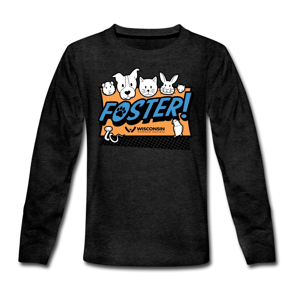 Foster Logo Kids' Premium Long Sleeve T-Shirt