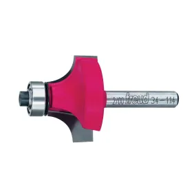 Freud 34-114 Router Bit, 1-3/8 in Dia Cutter, 2-3/16 in OAL, 1/4 in Dia Shank, 4-Cutter, Carbide