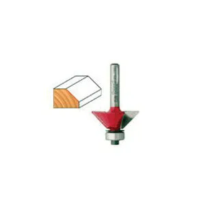 Freud 40-102 Router Bit, 15/16 in Dia Cutter, 2-3/16 in OAL, 1/4 in Dia Shank, 2-Cutter, Carbide