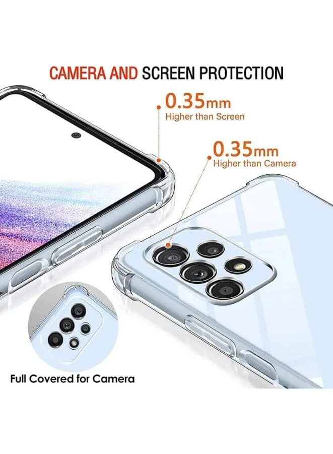 Galaxy A33 5G Back Cover Case | Ultra Clear Soft Case | Best Camera Protection | Inbuilt Dust Plugs & Anti-Slip Grip | Slim & Protective Back Case Cover for Samsung Galaxy A33 5G Clear