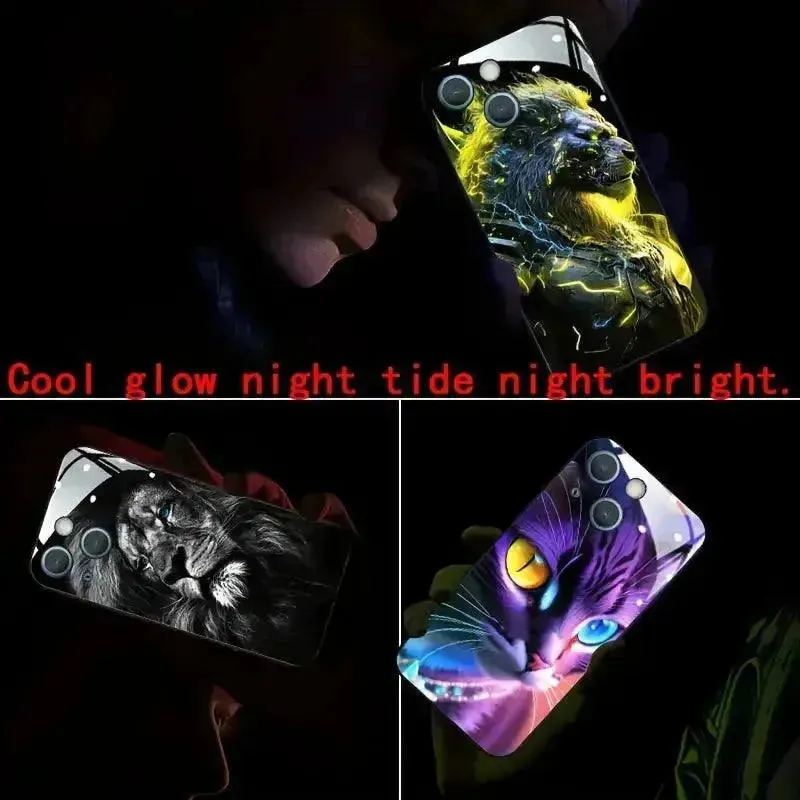 Glowing Armour Flashing Smart Voice Controlled Cover (For iPhone)