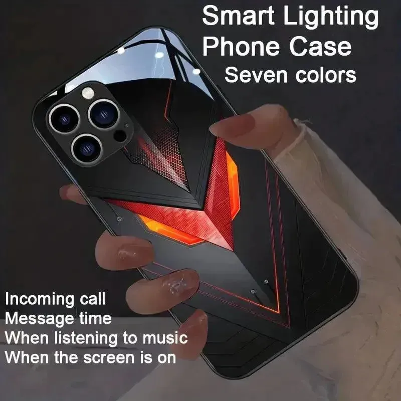 Glowing Armour Flashing Smart Voice Controlled Cover (For iPhone)