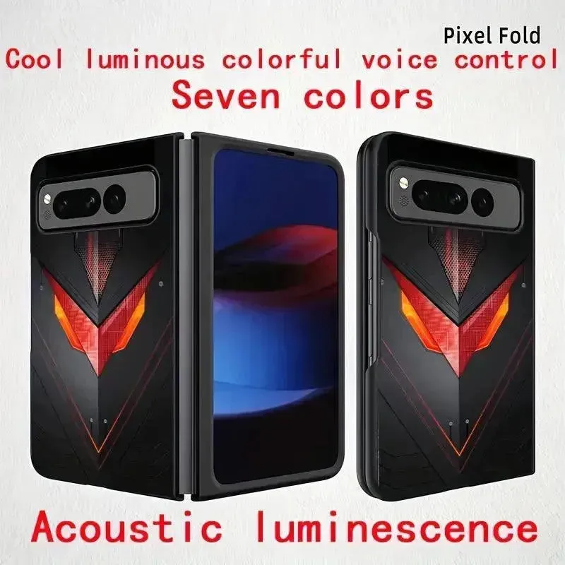 Glowing Armour Flashing Smart Voice Controlled Cover (For iPhone)