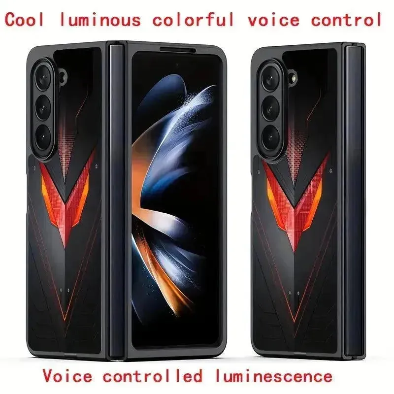 Glowing Armour Flashing Smart Voice Controlled Cover (For iPhone)