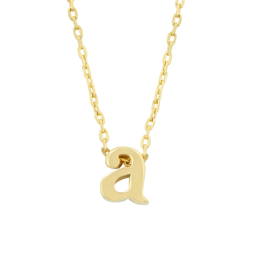 Golden Initial A Pendant