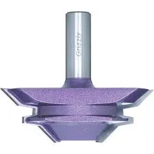 Grizzly Industrial Super-Duty Corner Lock Miter Bit, 1/2" Shank