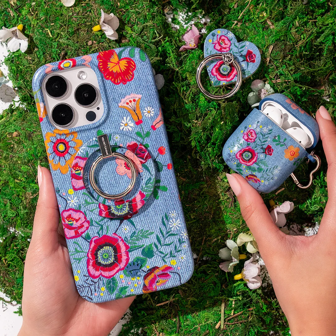 Groovy Floral Phone Ring