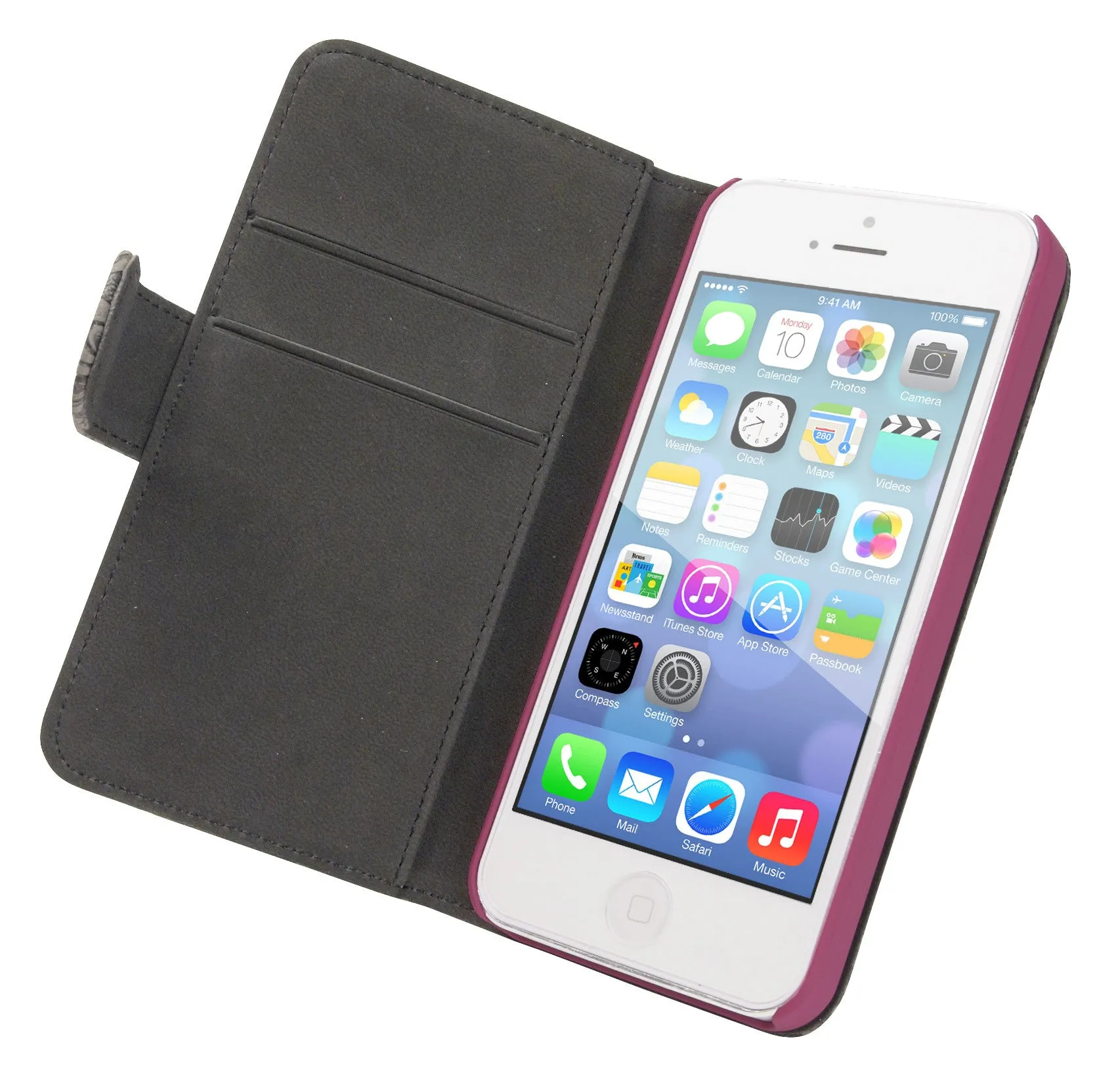 Holdit Wallet Case Standard Flower Series for iPhone 5/5S/5SE (2 Card Pockets)