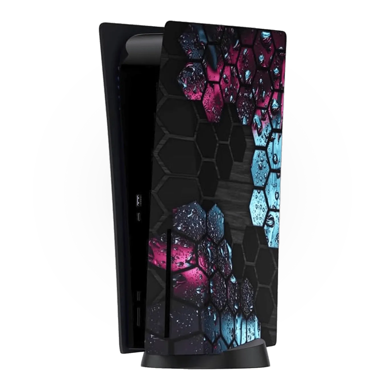 HONEYCOMB PS5 CUSTOM CONSOLE COVER