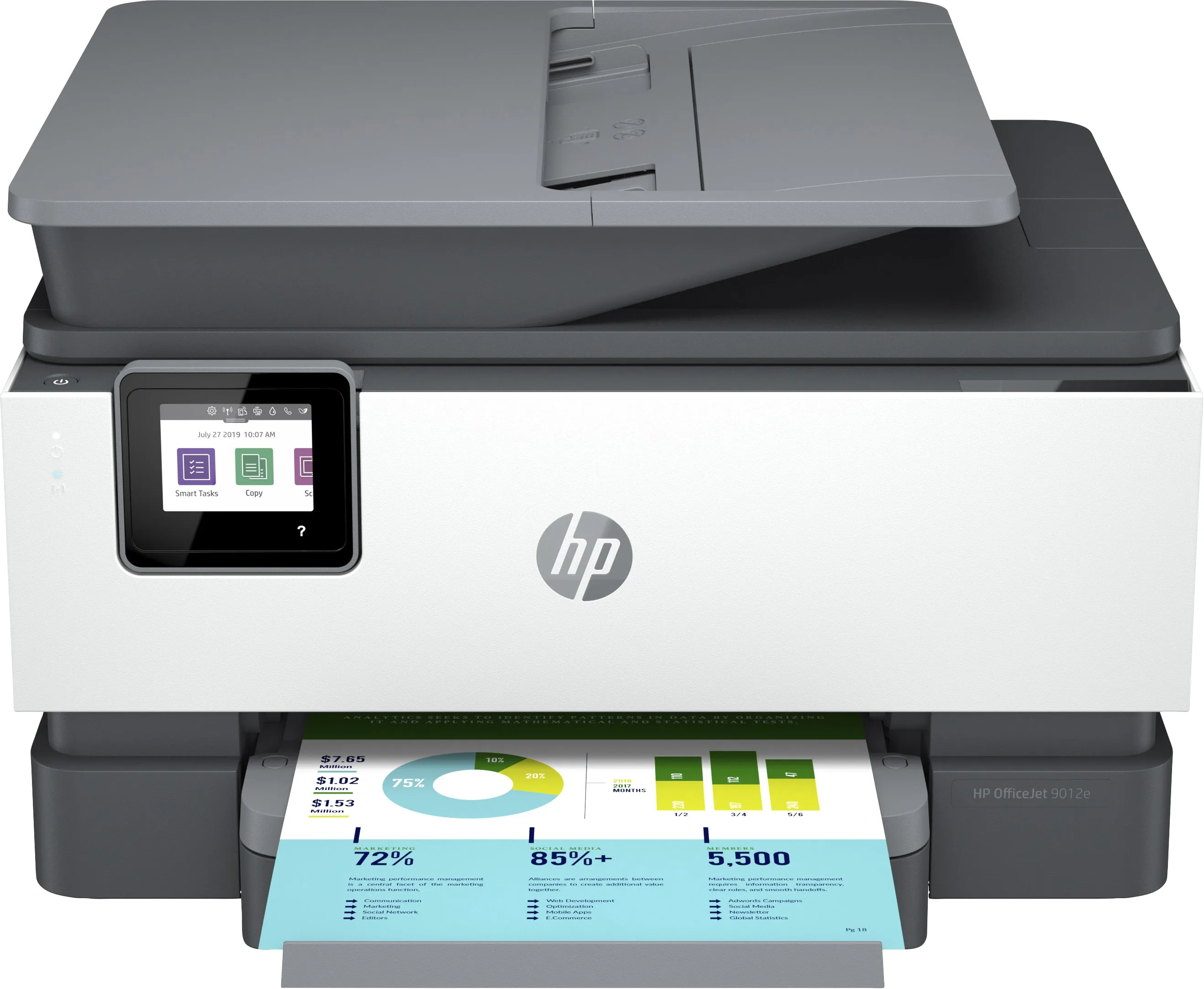 Hp Officejet Pro 9012E All-In-One - Multifunction Printer - Colour - Ink-Jet - Legal (216 X 356 Mm) (Original) - A4/Lega