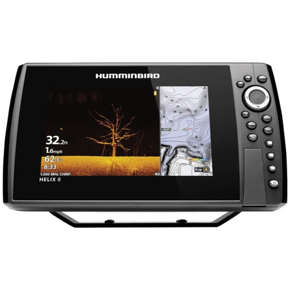 Humminbird 410820-1 HELIX 8 CHIRP MEGA DI GPS G3N Fishfinder with Bluetooth & Ethernet