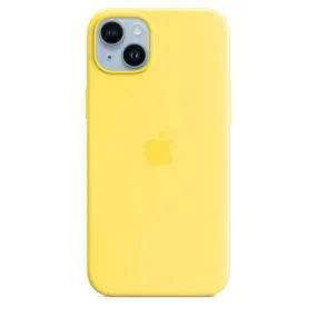 iPhone 14 Plus Silicone Case with MagSafe Canary Yellow