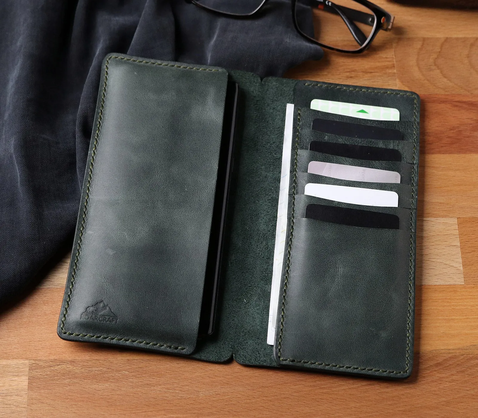 iPhone Leather Wallet Case - Tripolis