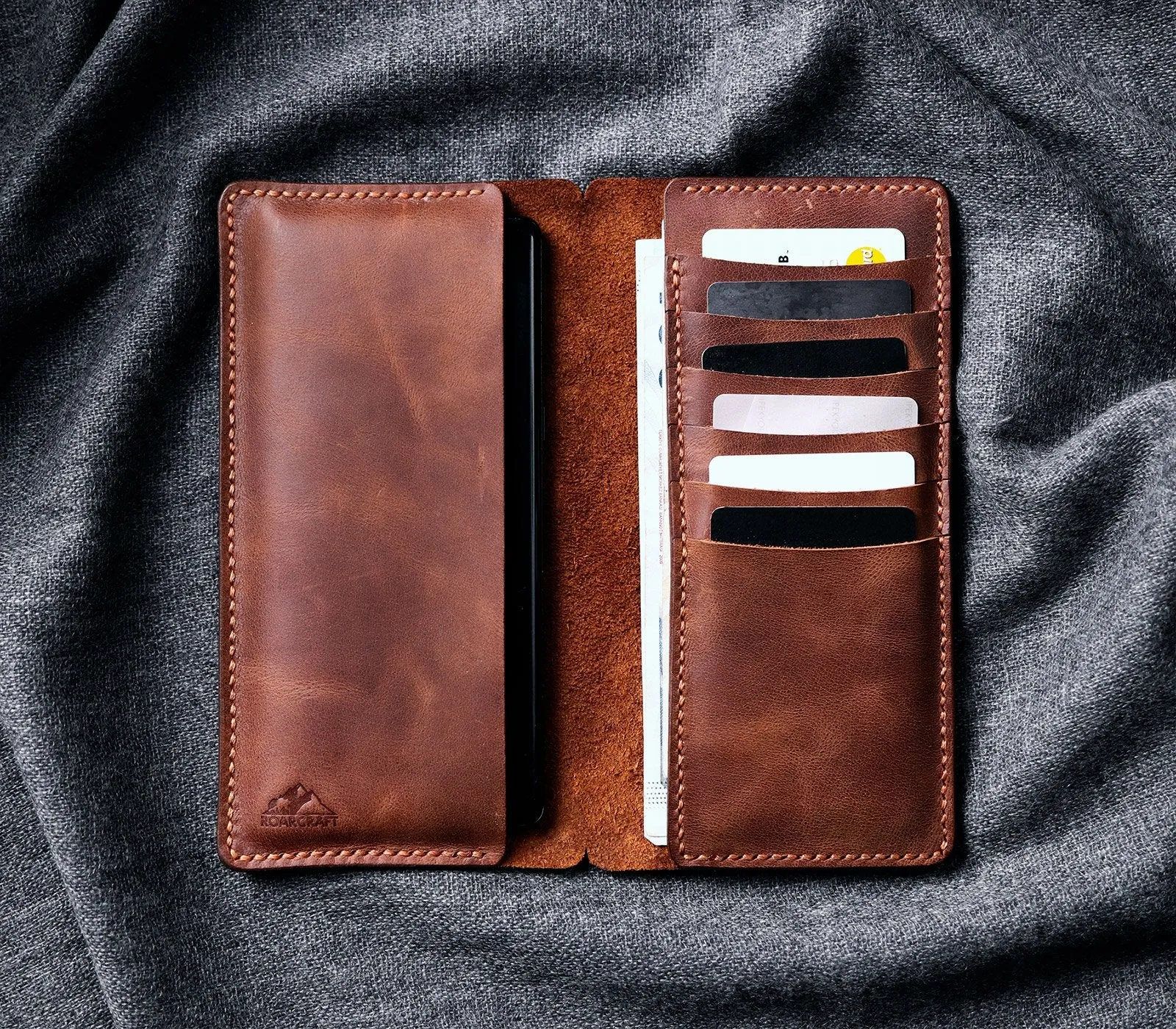 iPhone Leather Wallet Case - Tripolis