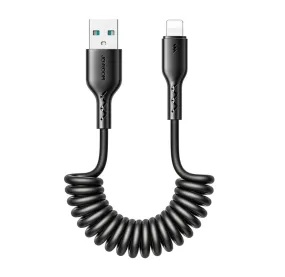 Joyroom SA38-AL3 | USB to Lightning Coiled Mobile Cable | Fast Charge PD 3A