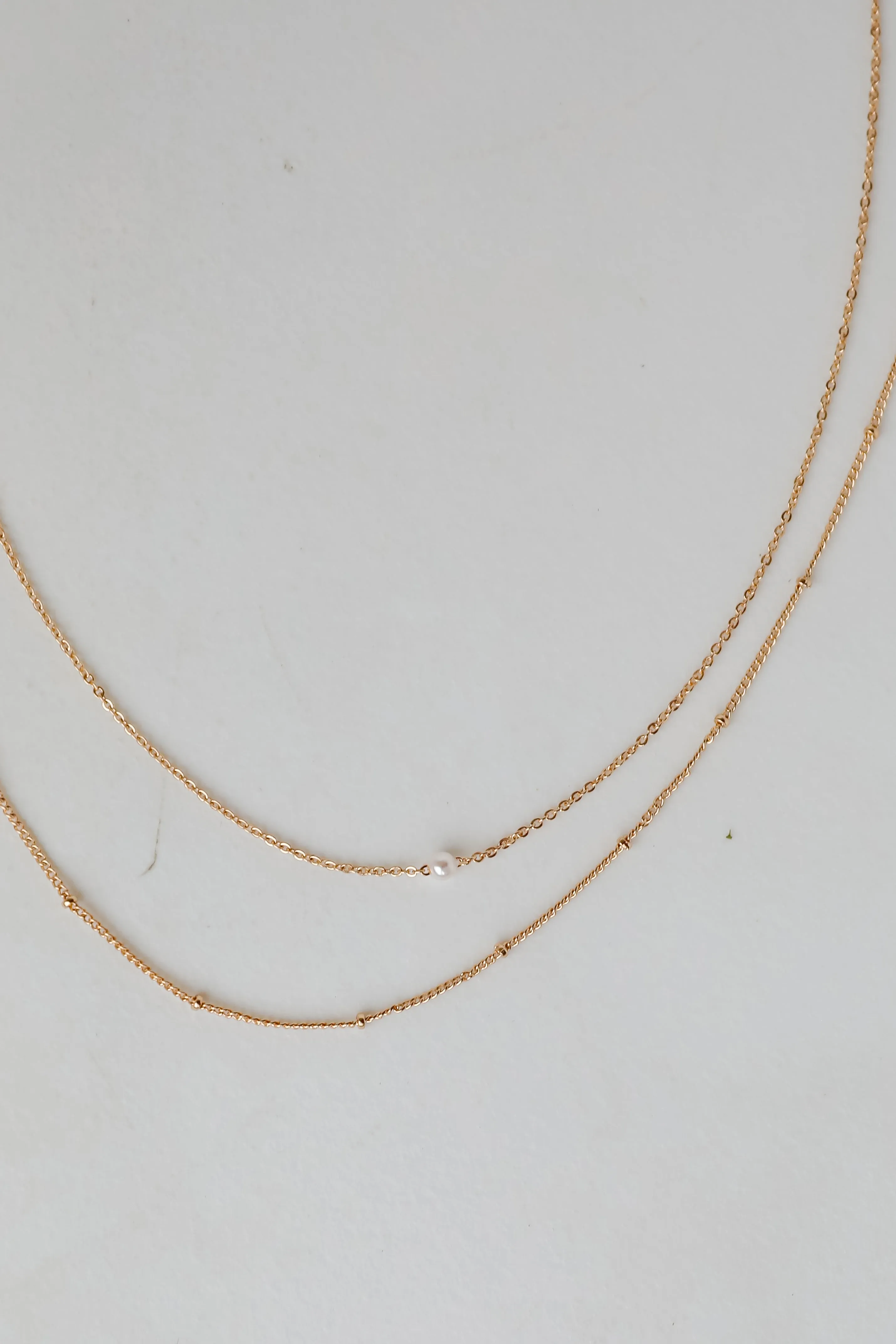 Kate Gold Layered Chain Necklace