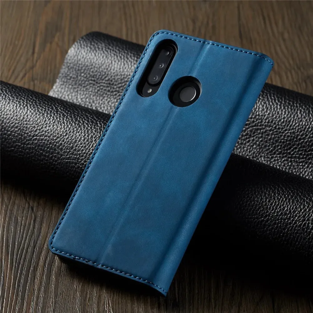 Leather Wallet Case for Huawei P30 P20 P40 Pro Lite Flip Cover Mate 20 30 Pro Lite P Smart Plus 2019 2020 Folio Coque Card Slots