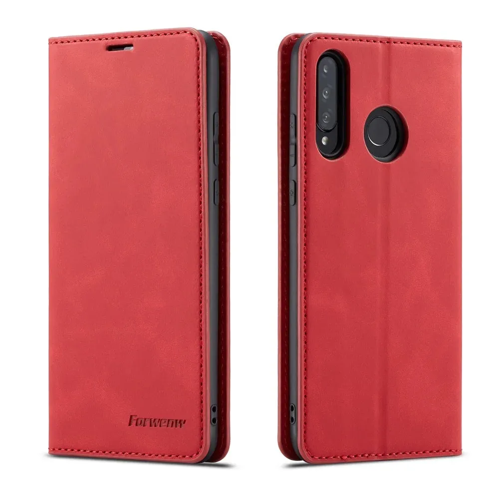 Leather Wallet Case for Huawei P30 P20 P40 Pro Lite Flip Cover Mate 20 30 Pro Lite P Smart Plus 2019 2020 Folio Coque Card Slots