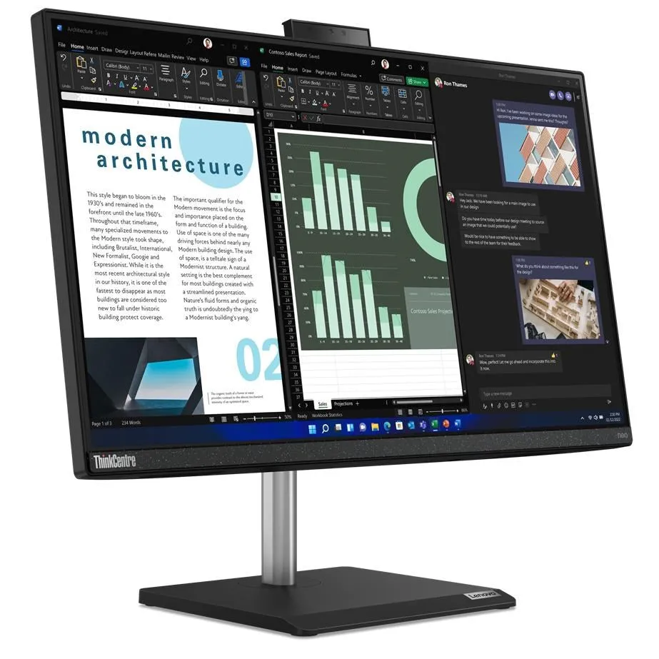 Lenovo Thinkcentre Neo 30A Intel® Core™ I5 I5-12450H 60.5 Cm (23.8") 1920 X 1080 Pixels All-In-One Pc 8 Gb Ddr4-Sdram 51