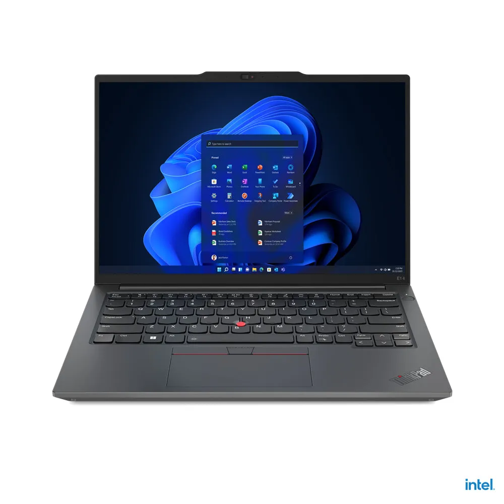 Lenovo Thinkpad E14 Gen 5 21Jk - 180-Degree Hinge Design - Intel Core I7 - 1355U / Up To 5 Ghz - Win 11 Pro - Intel Iris