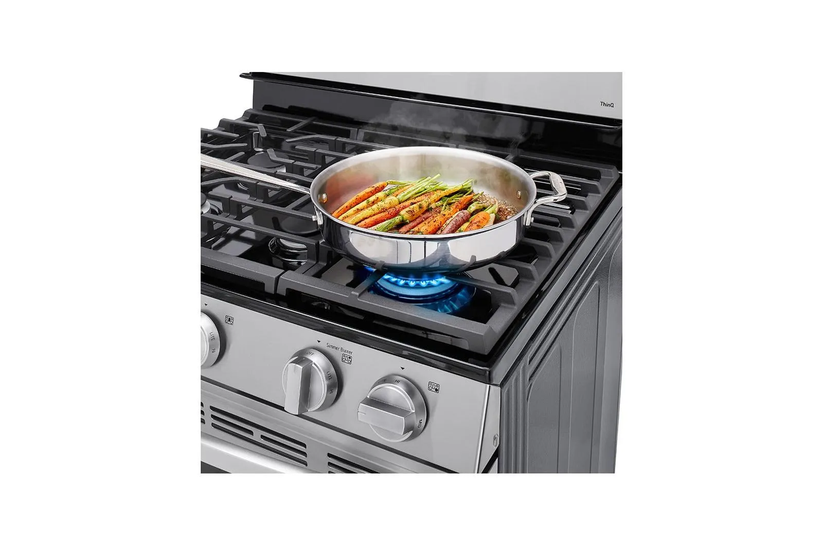 Lg LRGL5821S 5.8 cu ft. Smart Wi-Fi Enabled Gas Range with EasyClean®