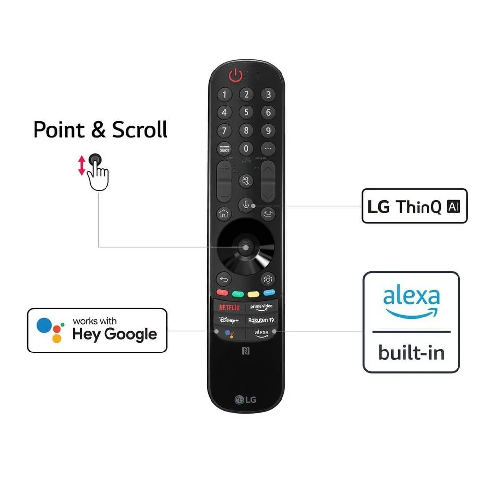 LG OLED83G26LAAEK 83" 4K OLED Smart TV with Voice Assistants