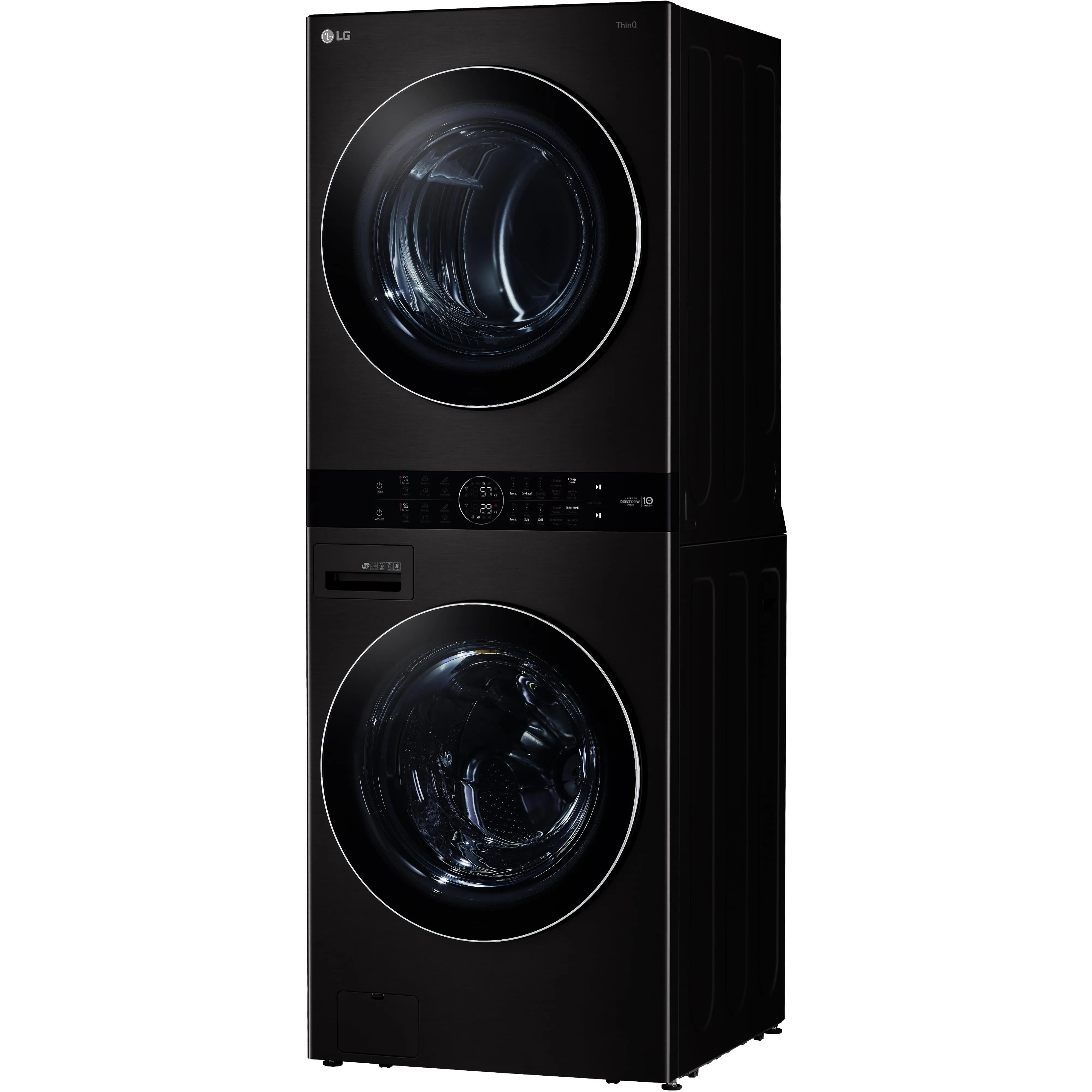 LG Stacked Washer/Dryer Gas Laundry Center with TurboWash™ 360 Technology WKGX201HBA