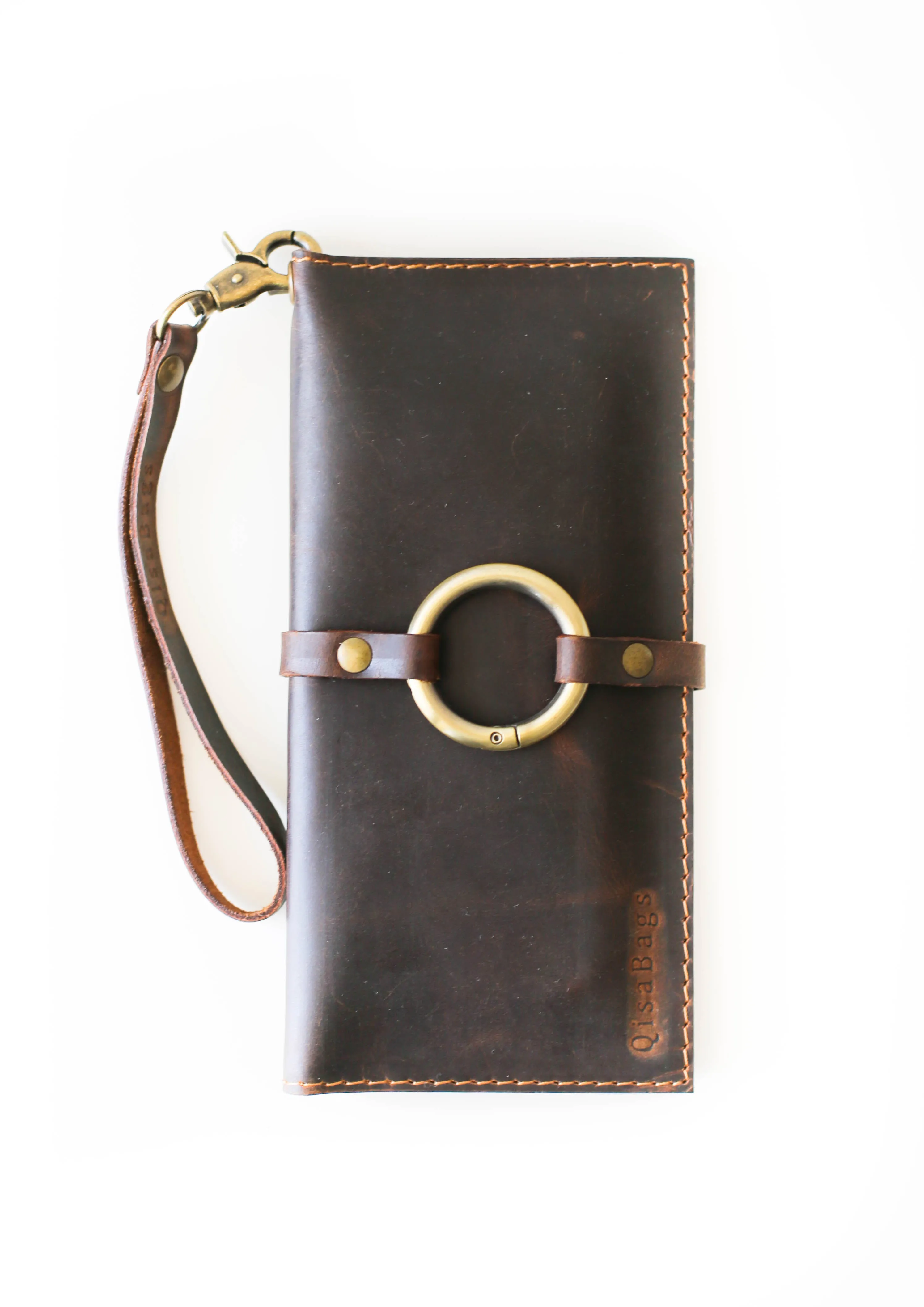 Long Leather Wallets - Phone Wallets with zipper