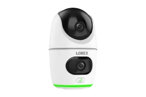 Lorex 2K Dual Lens Indoor Pan-Tilt Wi-Fi Security Camera (Cloud-Enabled)