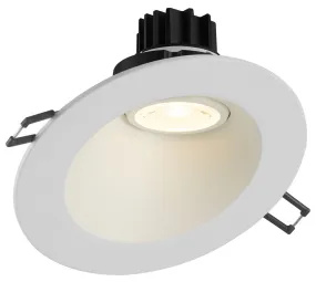 Lotus LED Lights LRG3-32K-4RSL-WH-DTW - 4 Inch Downlight 30 Degree Sloped Regressed Gimbal - 7.5 Watt - Dim to Warm 3000 to 2000 Kelvin - White Finish