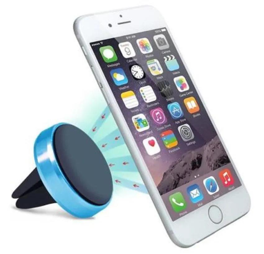 Magnetic cell phone holder car dock mobile stand