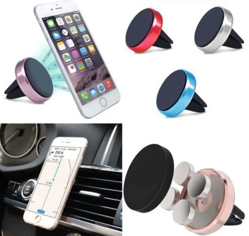 Magnetic cell phone holder car dock mobile stand