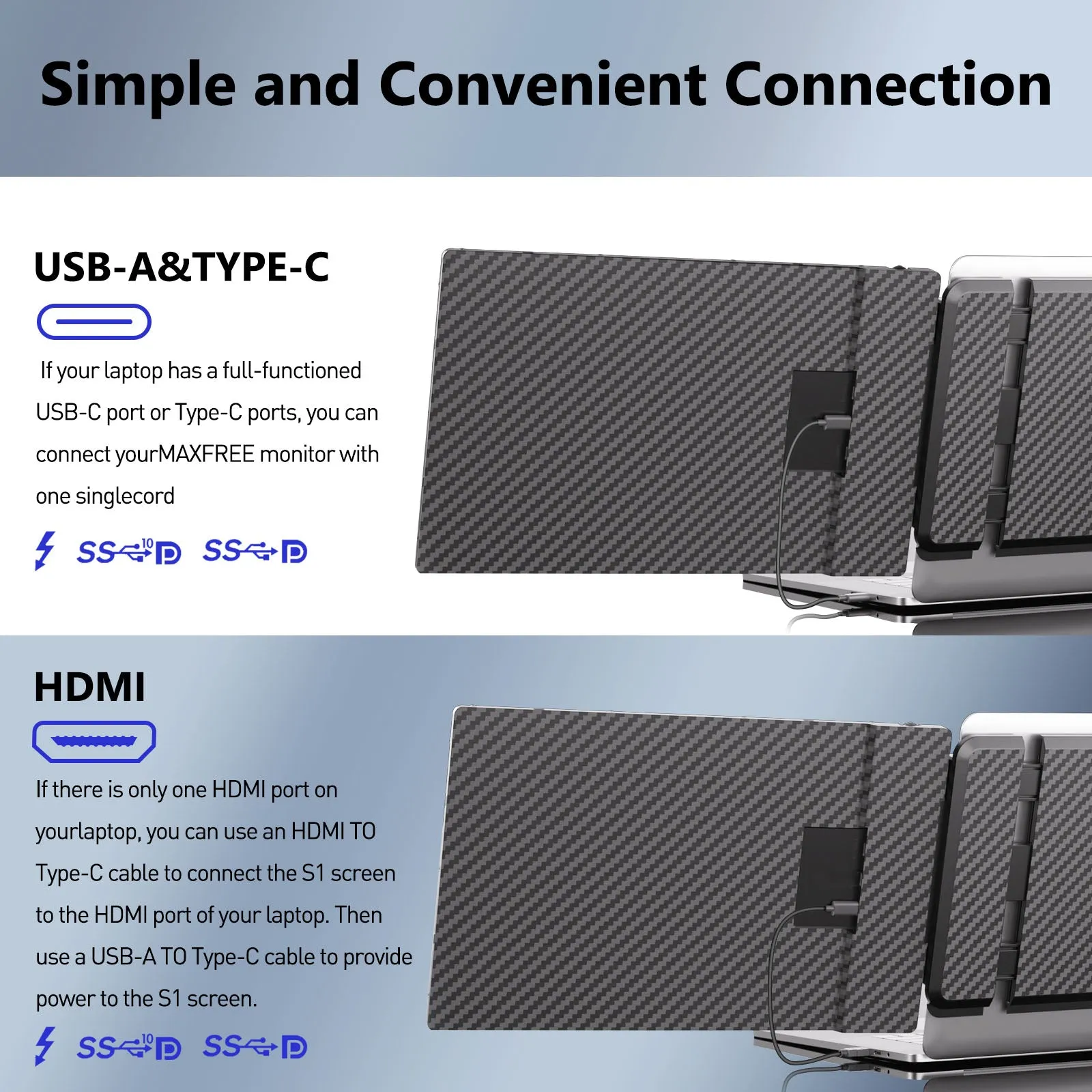 Maxfree S1 14" Laptop Screen Extender