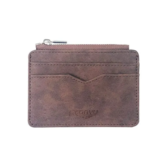 Men Leather Multi-card Card Holder Wallet