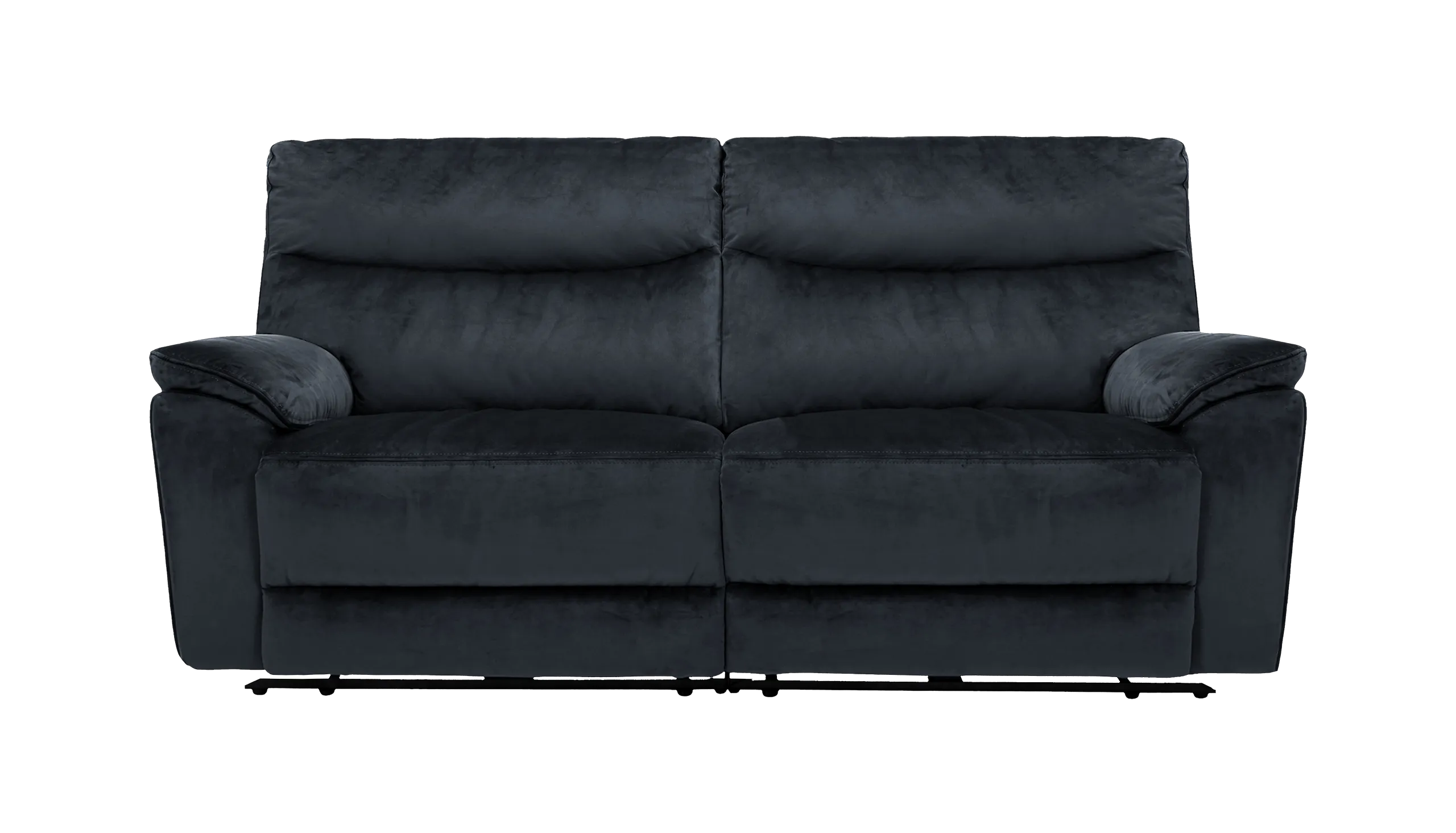 Micah 3 Seater Power Recliner Velvet Sofa With Powered Headrests