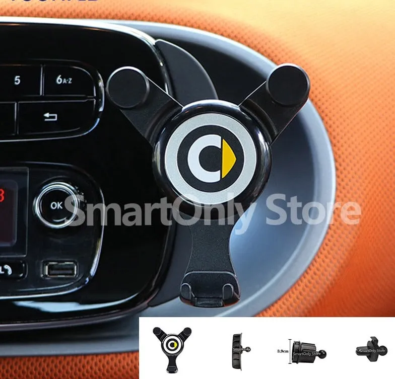 Mobile Phone Charging Navigation Bracket For Mercedes Smart 453 451 450 Fortwo Forfour Interior Accessories