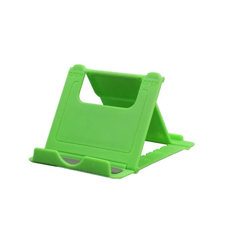 Mobile Phone Folding Portable Desk Stand Holder As-50479 Green