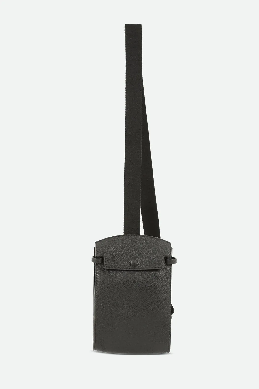 MONZA ITALIAN LEATHER CROSSBODY BLACK