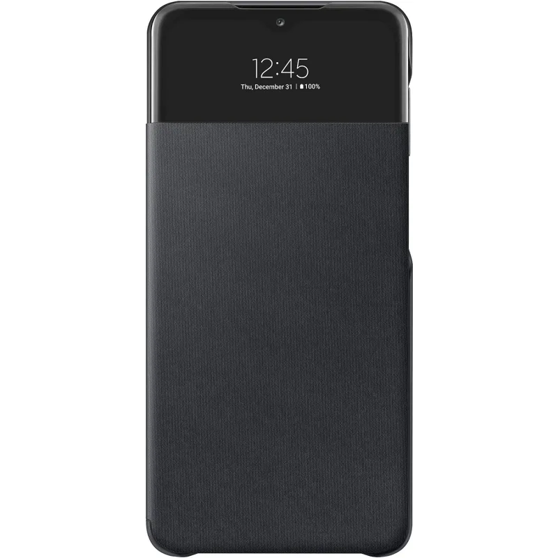 Official Samsung Galaxy A32 5G Smart S View Wallet Cover - Black