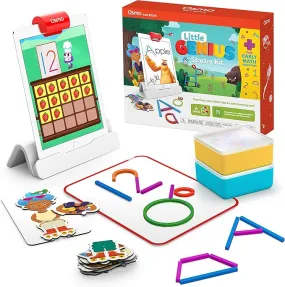 Osmo - Little Genius Starter Kit for iPad   Early Math Adventure - 6 Educational Learning Games - Ages 3-5 - Counting, Shapes, Phonics & Creativity