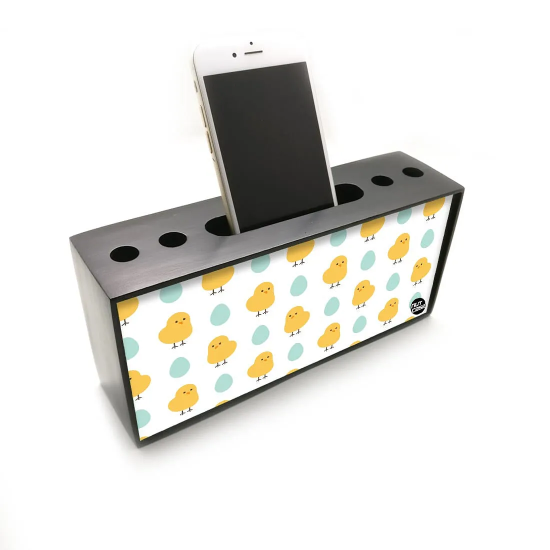 Pen Holder Office Table With Mobile Stand for Office Use - Chicks