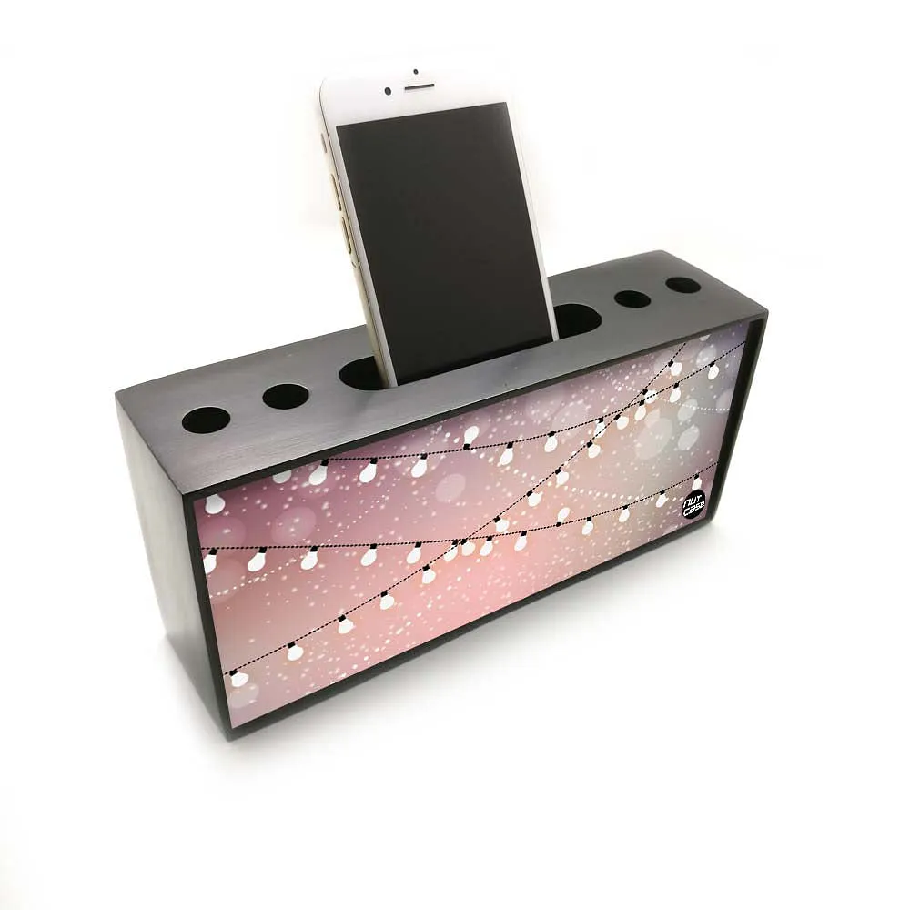 Pen Mobile Stand Holder Desk Organizer - Lighting