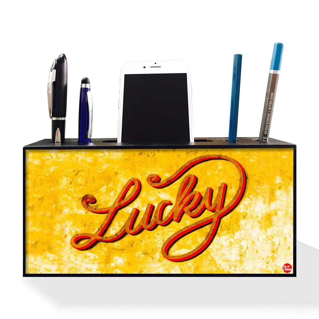 Pen Mobile Stand Holder Desk Organizer - Lucky